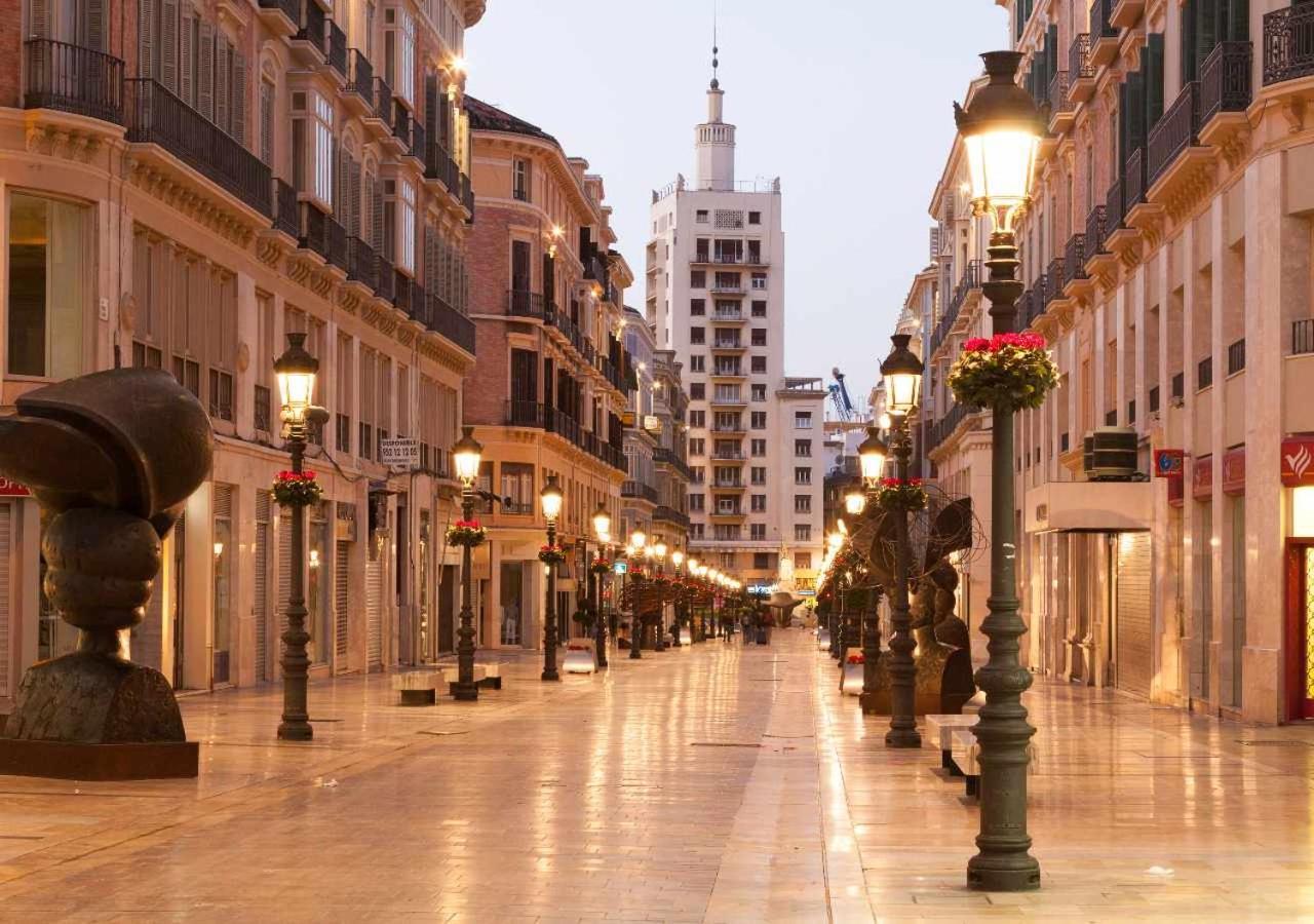 Apto Malaga Centro Historico Parking Priv Gratuito Eksteriør billede