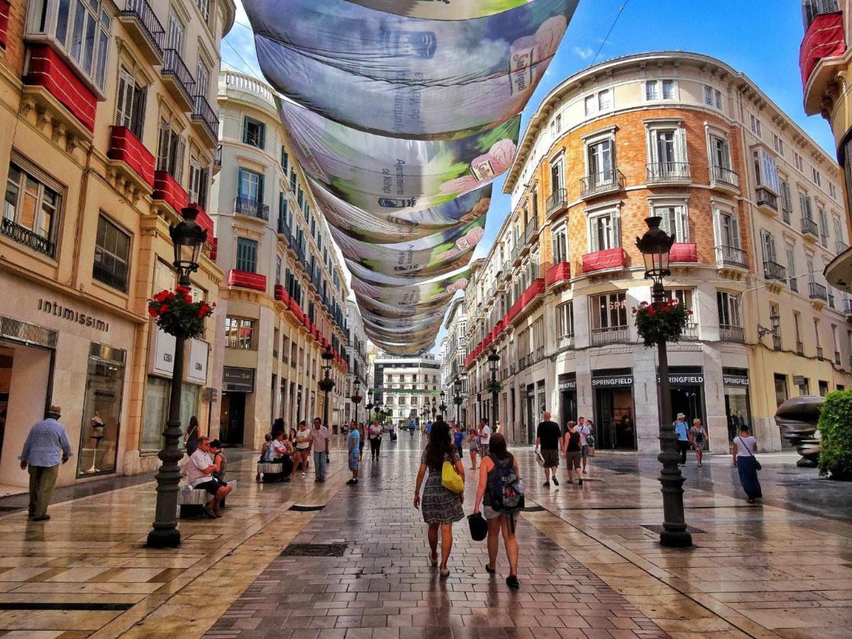 Apto Malaga Centro Historico Parking Priv Gratuito Eksteriør billede